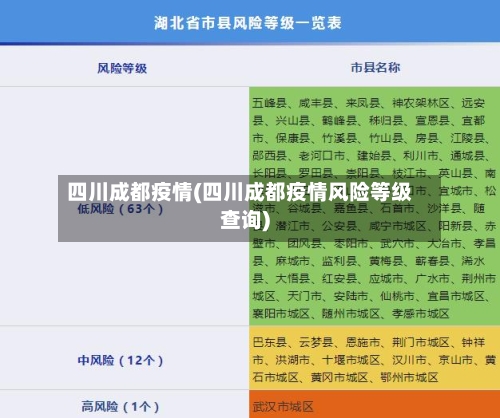 四川成都疫情(四川成都疫情风险等级查询)-第2张图片