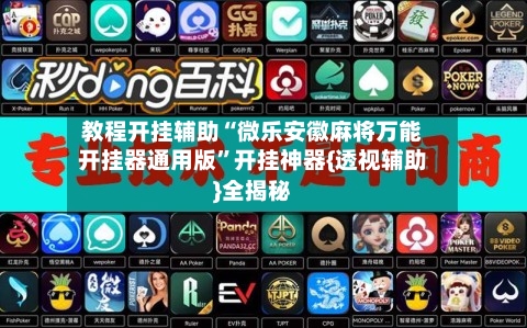 教程开挂辅助“微乐安徽麻将万能开挂器通用版”开挂神器{透视辅助}全揭秘-第2张图片