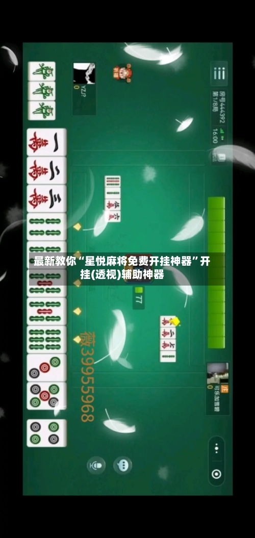 最新教你“星悦麻将免费开挂神器	”开挂(透视)辅助神器-第2张图片