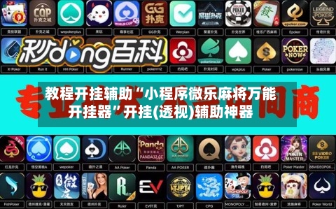 教程开挂辅助“小程序微乐麻将万能开挂器”开挂(透视)辅助神器-第3张图片