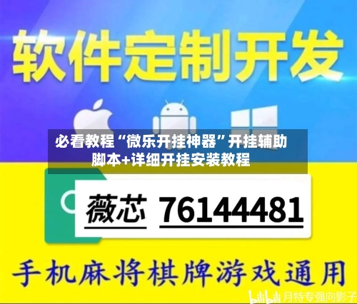 必看教程“微乐开挂神器”开挂辅助脚本+详细开挂安装教程