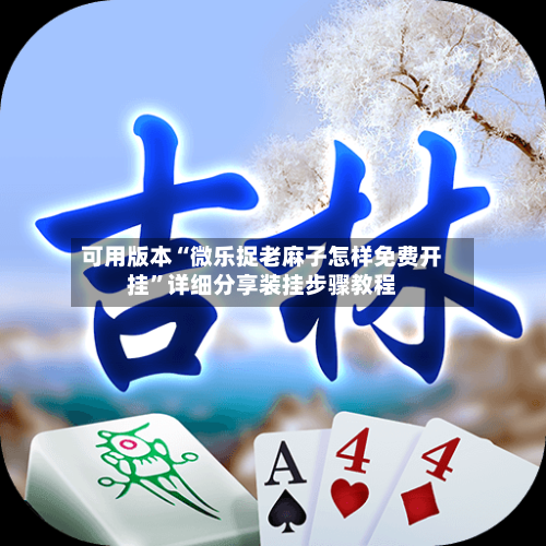 可用版本“微乐捉老麻子怎样免费开挂”详细分享装挂步骤教程