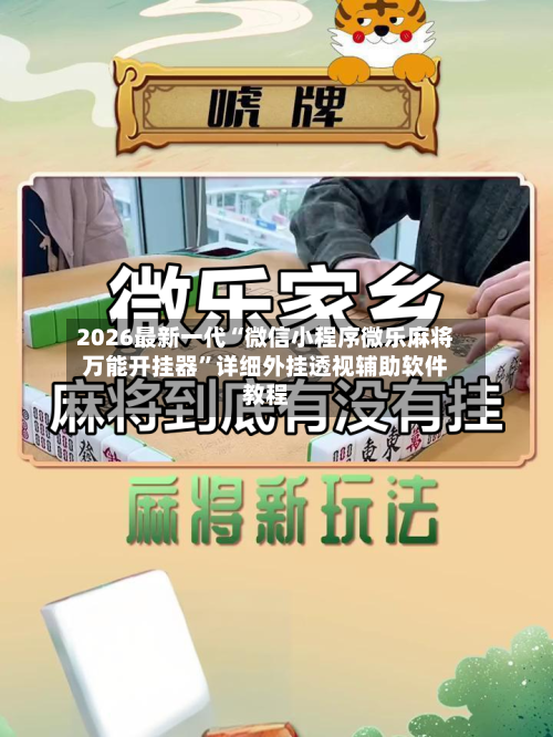 2026最新一代“微信小程序微乐麻将万能开挂器”详细外挂透视辅助软件教程-第3张图片