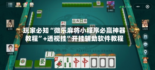玩家必知“微乐麻将小程序必赢神器教程	”+透视挂”开挂辅助软件教程-第3张图片