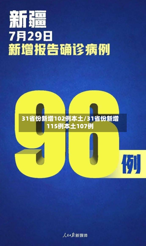 31省份新增102例本土/31省份新增115例本土107例-第3张图片