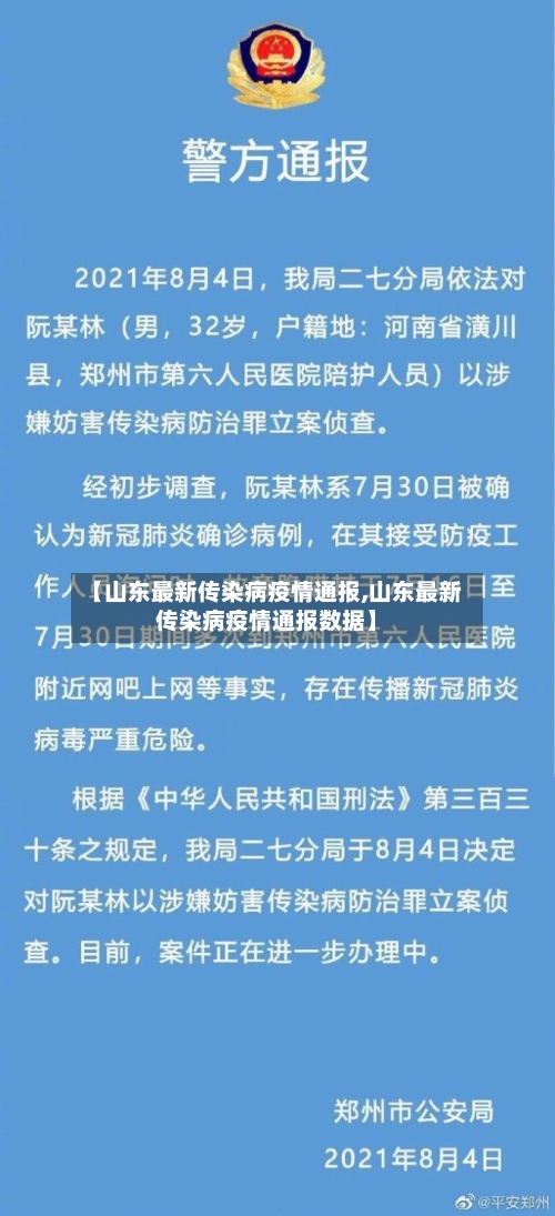 【山东最新传染病疫情通报,山东最新传染病疫情通报数据】-第3张图片