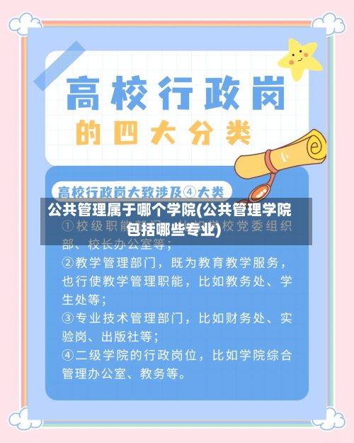公共管理属于哪个学院(公共管理学院包括哪些专业)