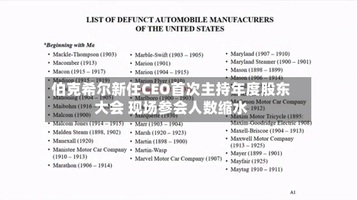 伯克希尔新任CEO首次主持年度股东大会 现场参会人数缩水