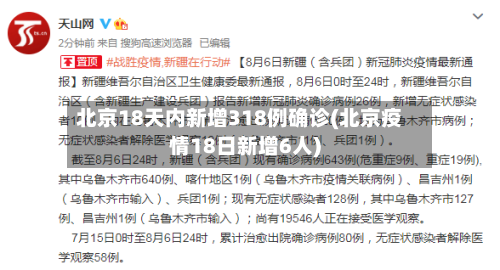北京18天内新增318例确诊(北京疫情18日新增6人)