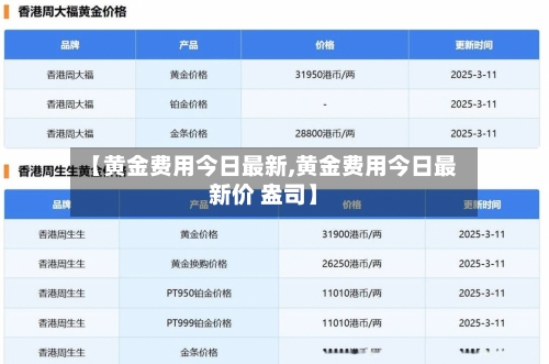 【黄金费用今日最新,黄金费用今日最新价 盎司】