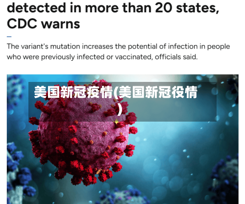 美国新冠疫情(美国新冠役情)