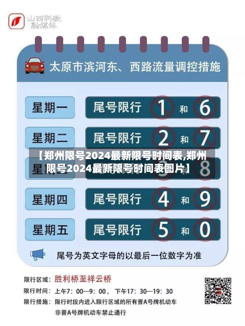 【郑州限号2024最新限号时间表,郑州限号2024最新限号时间表图片】