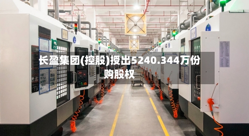 长盈集团(控股)授出5240.344万份购股权-第2张图片