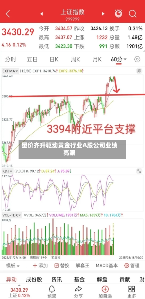 量价齐升驱动黄金行业A股公司业绩亮眼