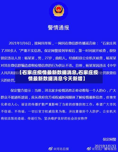 【石家庄疫情最新数据消息,石家庄疫情最新数据消息今天新增】-第2张图片
