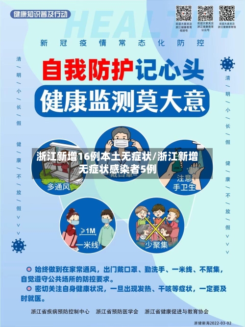 浙江新增16例本土无症状/浙江新增无症状感染者5例