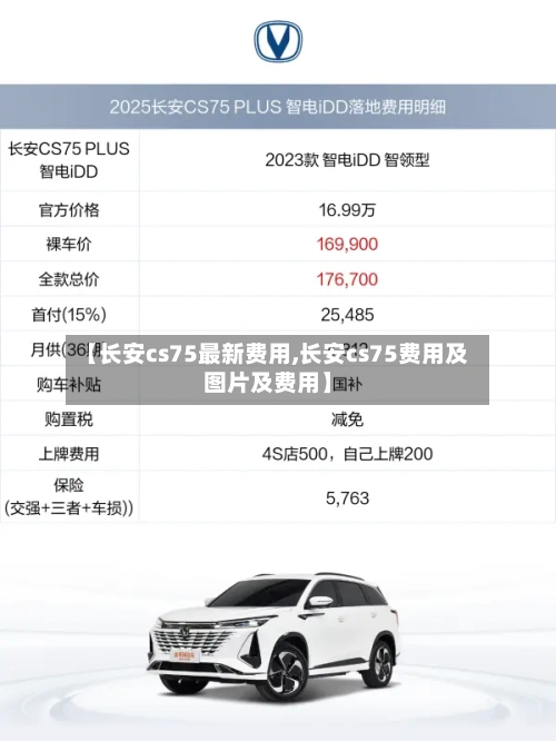 【长安cs75最新费用,长安cs75费用及图片及费用】