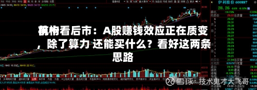 前十机构看后市：A股赚钱效应正在质变	，除了算力 还能买什么？看好这两条思路-第2张图片