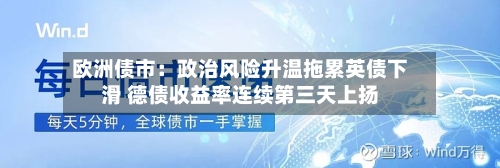 欧洲债市:政治风险升温拖累英债下滑 德债收益率连续第三天上扬