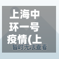 上海中环一号疫情(上海中环一号一期房价多少)