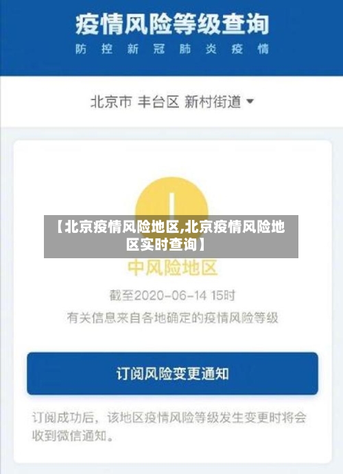 【北京疫情风险地区,北京疫情风险地区实时查询】
