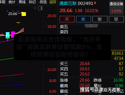澄清英伟达合作传闻，“光纤牛股”通鼎互联单日重挫超8%，业绩能撑起百倍估值吗？-第2张图片