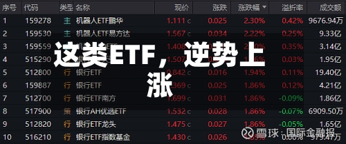 这类ETF	，逆势上涨-第2张图片