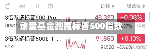 动量基金跑赢标普500指数