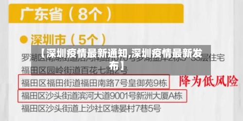 【深圳疫情最新通知,深圳疫情最新发布】