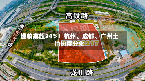 比较高溢价率超34%！杭州	、成都、广州土拍热度分化-第2张图片