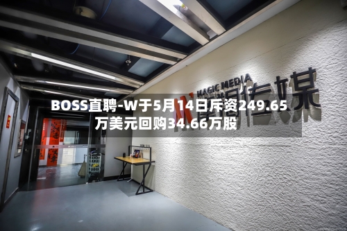 BOSS直聘-W于5月14日斥资249.65万美元回购34.66万股