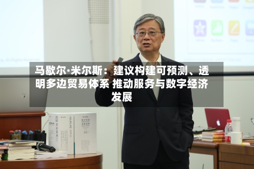 马歇尔·米尔斯：建议构建可预测	、透明多边贸易体系 推动服务与数字经济发展-第3张图片