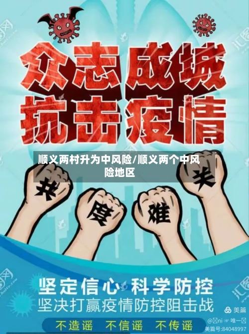 顺义两村升为中风险/顺义两个中风险地区-第2张图片