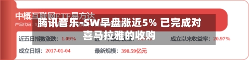 腾讯音乐-SW早盘涨近5% 已完成对喜马拉雅的收购-第2张图片