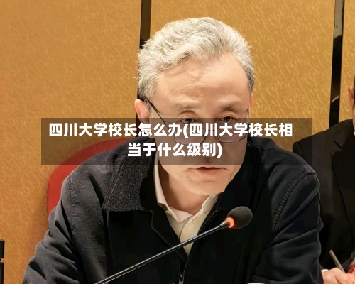 四川大学校长怎么办(四川大学校长相当于什么级别)