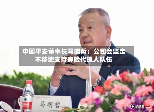 中国平安董事长马明哲:公司会坚定不移地支持寿险代理人队伍