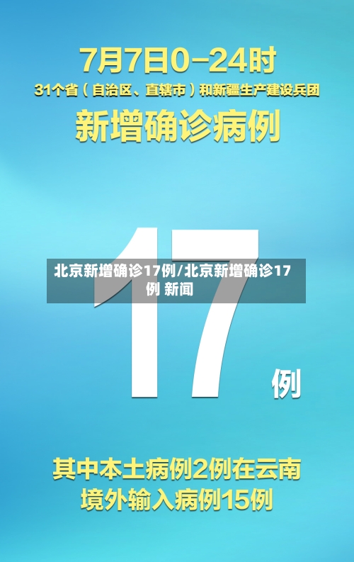 北京新增确诊17例/北京新增确诊17例 新闻-第2张图片