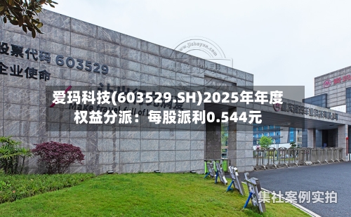 爱玛科技(603529.SH)2025年年度权益分派:每股派利0.544元-第2张图片