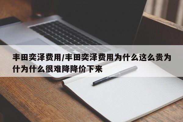 丰田奕泽费用/丰田奕泽费用为什么这么贵为什为什么很难降降价下来