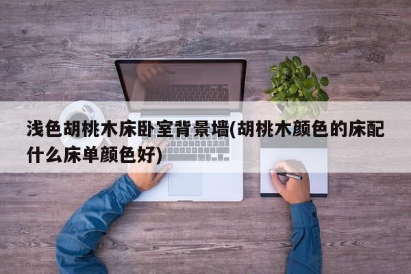 浅色胡桃木床卧室背景墙(胡桃木颜色的床配什么床单颜色好)